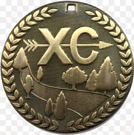 custom cross country stock medal (2"), promotional