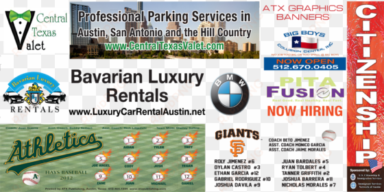 custom vinyl banners in austin - san francisco giants
