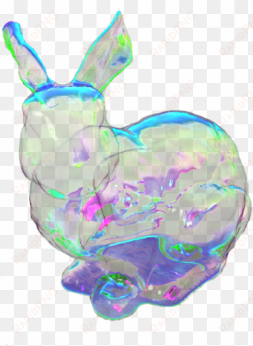 cute mine kawaii bunny bubble transparent transparent - rabbit