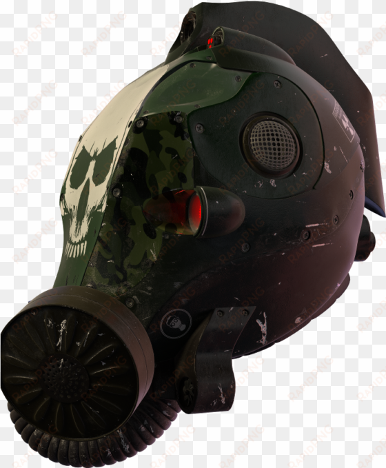 cyberpunk helmet side - cannon