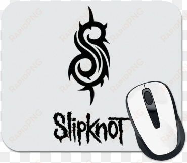Коврик Для Мыши slipknot - slipknot - barcode postcard, white