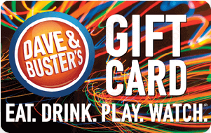 dave & busters gift card (email delivery)