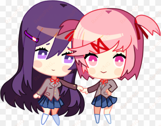 ddlc dokidokiliteratureclub natsuki yuri natyuri yursuk - ddlc natsuki and yuri