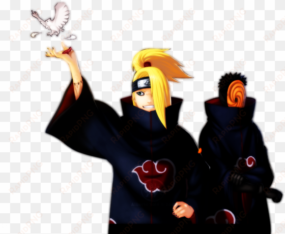 deidara vs orochimaru - deidara e tobi