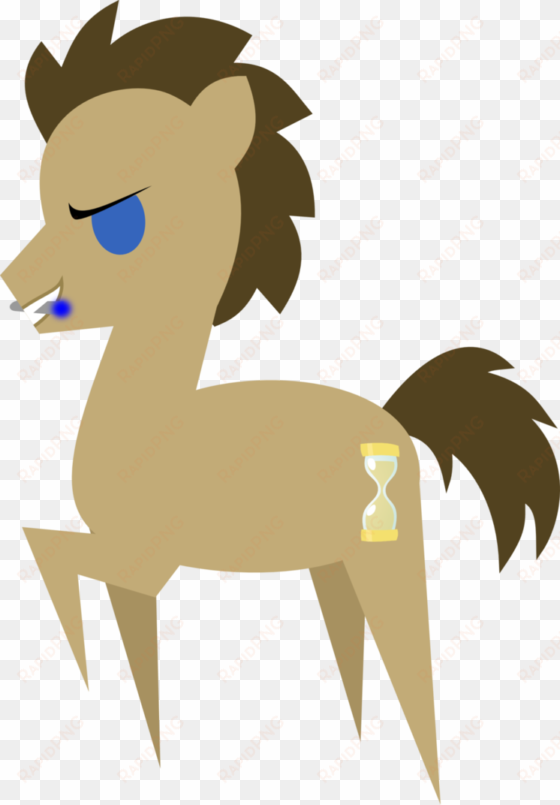 demonreapergirl, doctor whooves, safe, simple background, - my little pony simple art