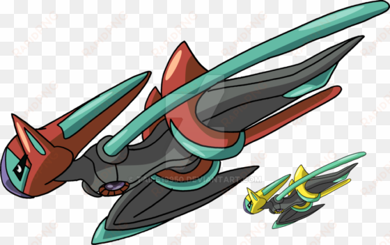 deoxys by tails19950 on deviantart - deoxys speed form shiny