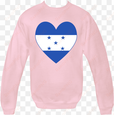 design features a heart shaped flag of honduras or - blue border honduras flag heart pillow sham