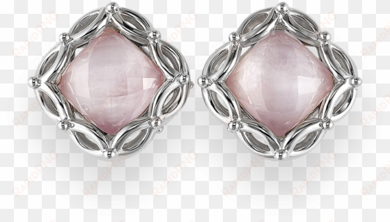 designs by hera lido cushion stud earring - silver earrings
