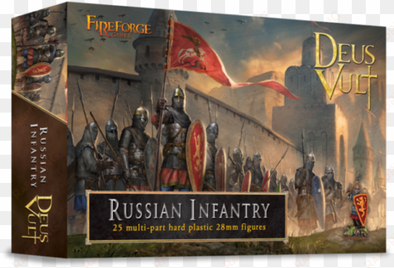 deus vult ffg010 russian infantry *new* - medieval russian infantry