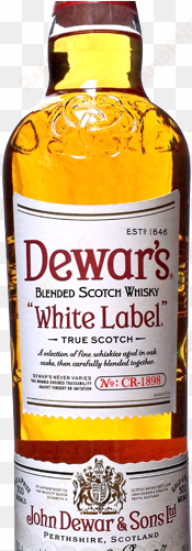 dewar's white label - dewar's scratched cask scotch - 750 ml bottle