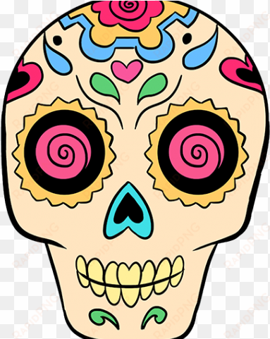 dia de los muertos clipart skull mexican - day of the dead easy drawings