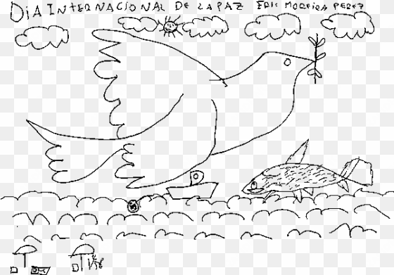 dia internacional de la paz para colorear