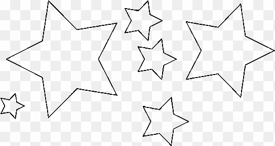 dibujo de 6 estrellas para colorear - dibuixos estrelles per pintar