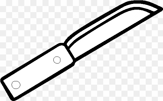 dibujo de un cuchillo para colorear - colouring page knife