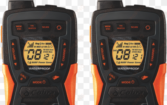 did you know that for some of the walkie talkies you - cobra floating walkie talkies 37-mile rang - 2-way