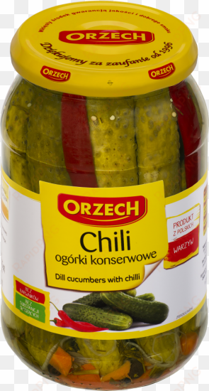 dill cucumbers with chili - orzech leczo pieczarkowe 500 g