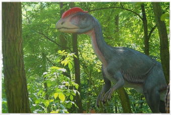 dilophosaurus wetherilli, dilophosaur poster • pixers® - dilophosaurus