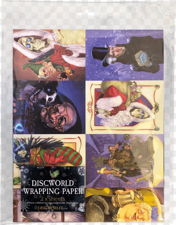discworld wrapping paper - paul kidby
