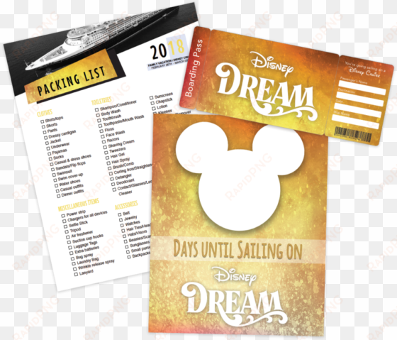 disney cruise printables - disney dream cruise ship