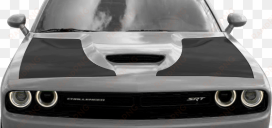 dodge challenger 2015 hellcat/392 hood side blackout - dodge challenger