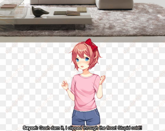 #doki doki literature club #ddlc #monika ddlc #sayori - modern living room furniture