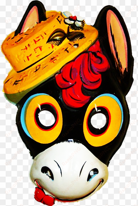 donkey mask 496×722 pixels - halloween
