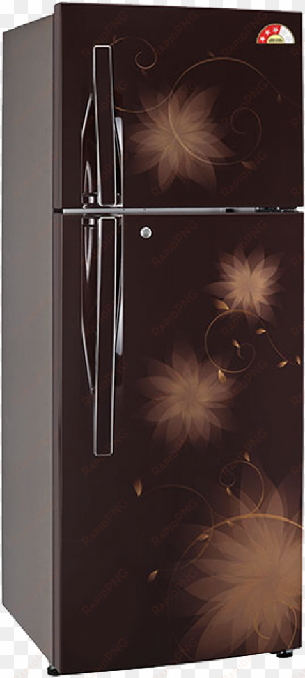 double door lg refrigerator with dual fridge feature - lg 335 litre gl-u372jhsl.dhszeb frost free refrigerator