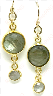 double drop earring - earrings