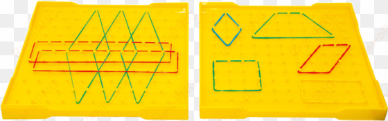 double sided isometric geoboard 11x11 - technical drawing