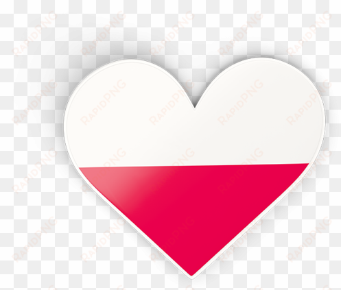 download flag icon of poland at png format - poland heart flag icon