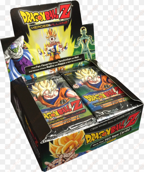 dragon ball z heroes & villains booster display box - dragon ball z - heroes & villains booster - toy