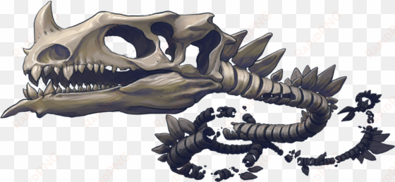dragon corpse - skull
