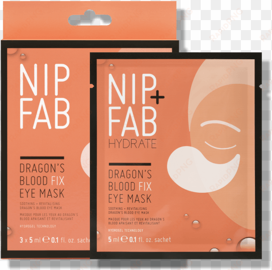 dragon's blood fix eye masks - nip + fab party-prep glycolic set