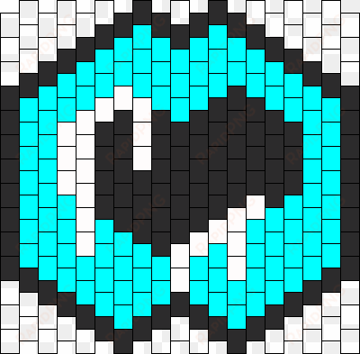 dripping herat mask bead pattern - steven universe kandi mask