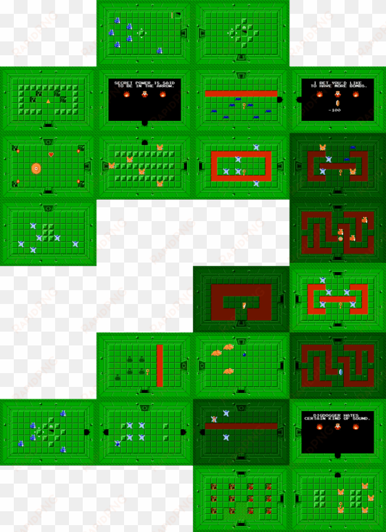 dungeon 5 thumbnail - legend of zelda nes map level