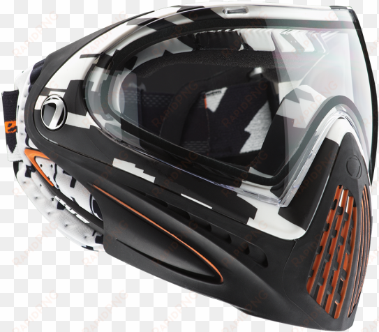 dye i4 paintball goggle mask airstrike orange - 2014 dye invision goggle i4 pro mask - airstrike orange