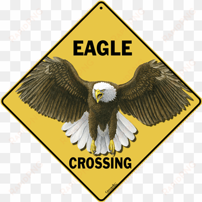 eagle crossing sign - crossing sign
