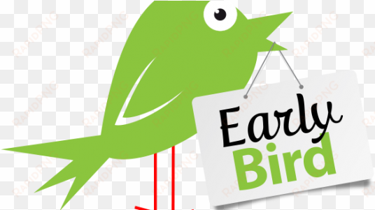 early bird rates register by february 28, - early bird logo