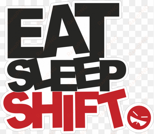 eat sleep drift sticker