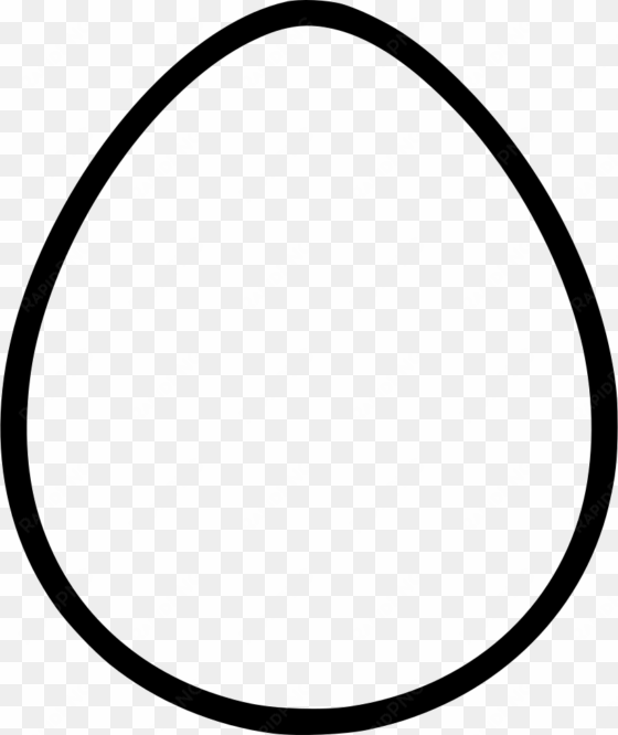 egg svg png icon free download - oeuf de paques vide