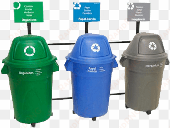 el reciclaje y los contenedores de basura - botes de basuras ecologicos