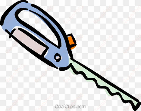 electric knife royalty free vector clip art illustration - electric knife clipart
