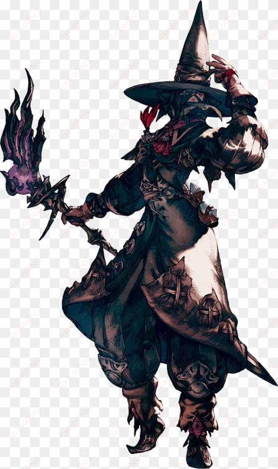 elezen black mage xiv - final fantasy 14 black mage