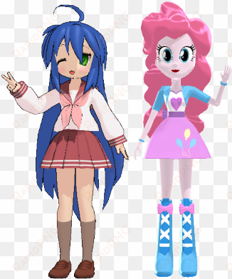 elmarcosluckydel96, crossover, equestria girls, izumi - konata izumi