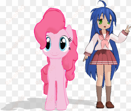 elmarcosluckydel96, crossover, izumi konata, lucky - lucky star izumi transparant background
