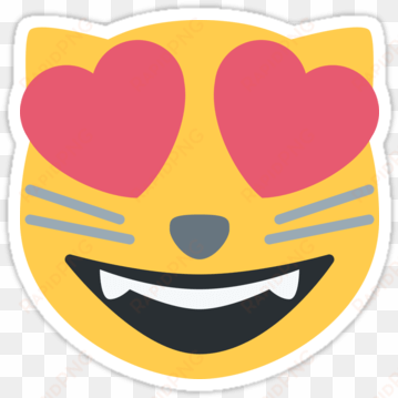 emoticon ojos corazon feliz - cat emoji heart eyes