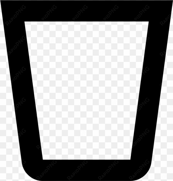empty trash icon - display device