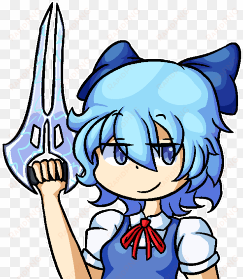energy sword cirno - cartoon