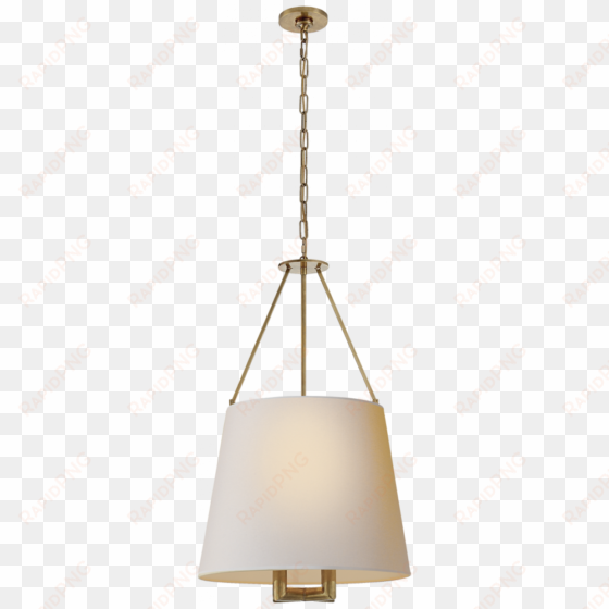 enlarge image - dalston hanging shade in hand-rubbed antique brass