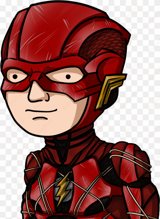 ero as the flash /barry allen - cartoon